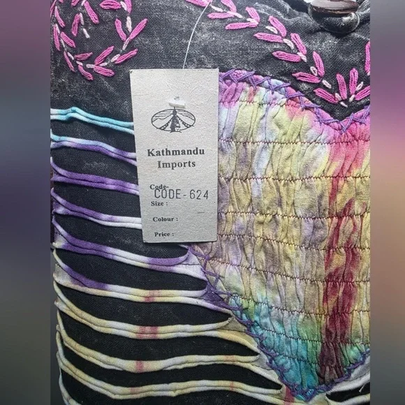 Boho Heart Crossbody Bag - Multicolor - Picture 5 of 11